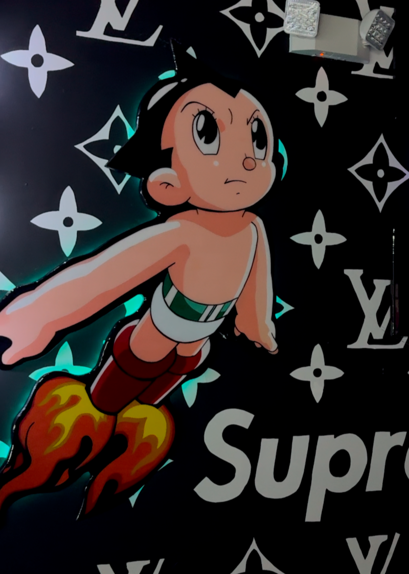 Astro Boy Inspired Wall Canvas